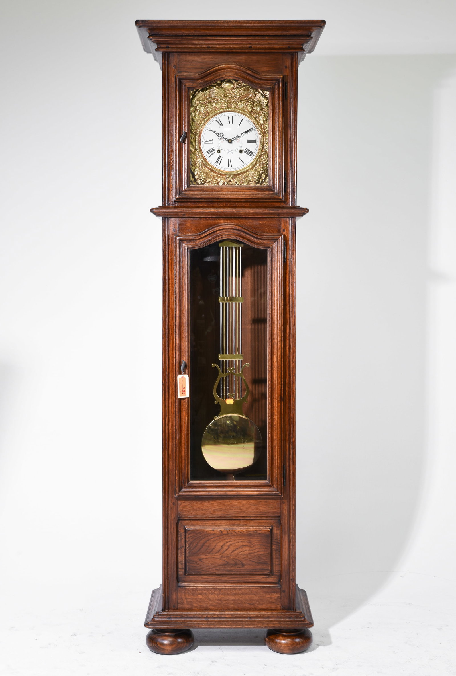 French Oak Longcase / Grandfather Clock (1 of 6)
