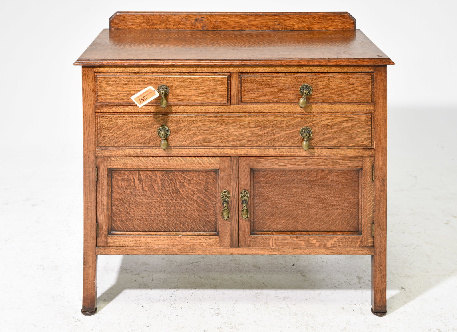British Oak Dressing Chest c.1930's-40's (1 of 5)