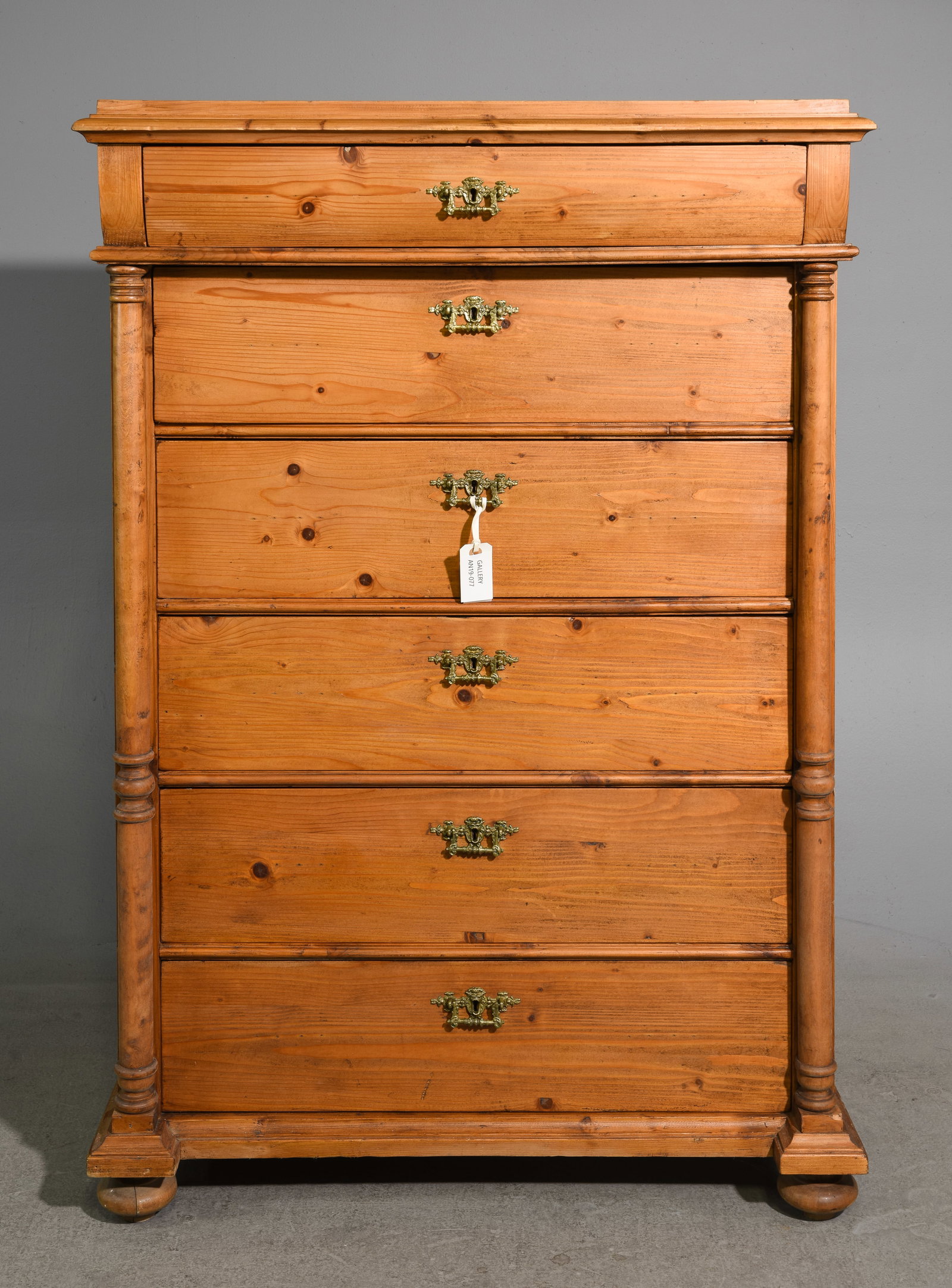 Danish Pine 6 Drawers Chest (1 of 5)