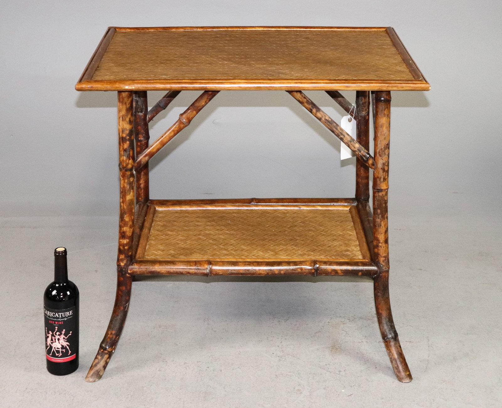 Bamboo Large Two Tier Table (1 of 5)