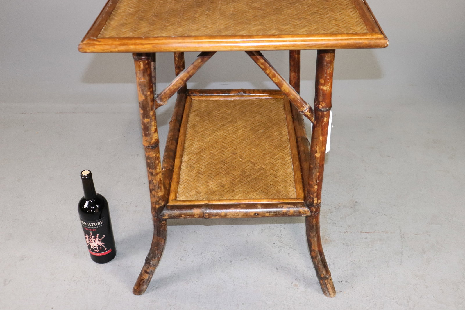 Bamboo Large Two Tier Table - 4