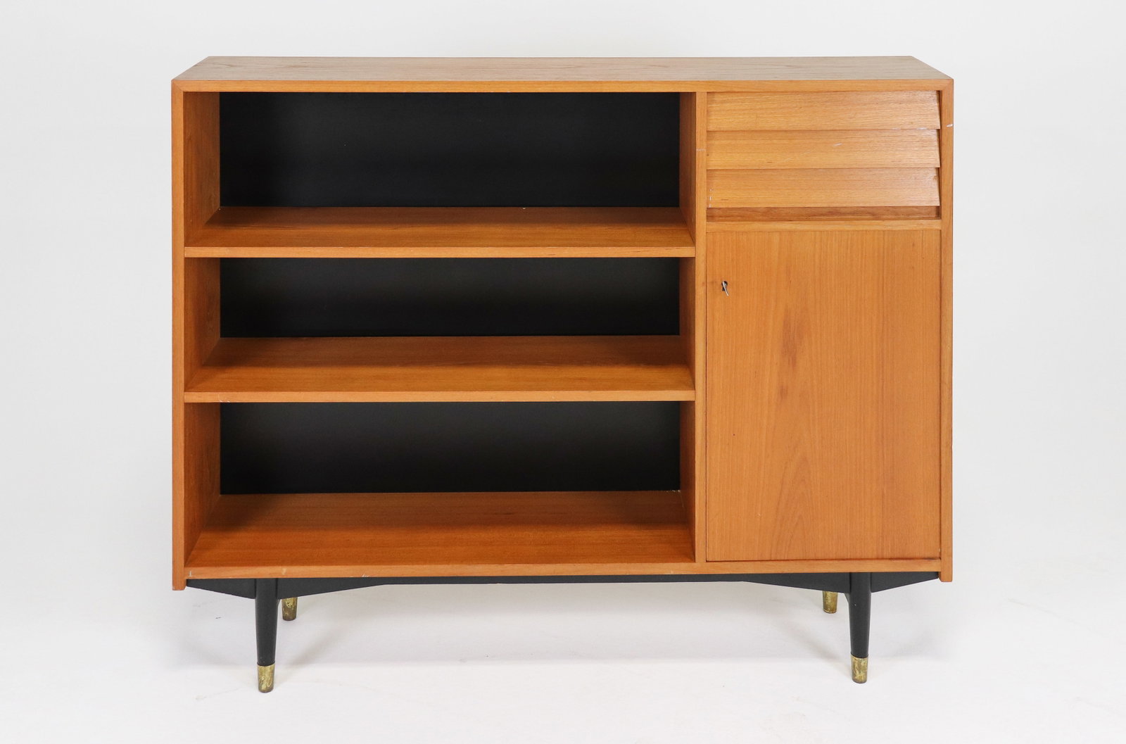 Mid Century Modern Bookcase / Record Cabinet (1 of 6)