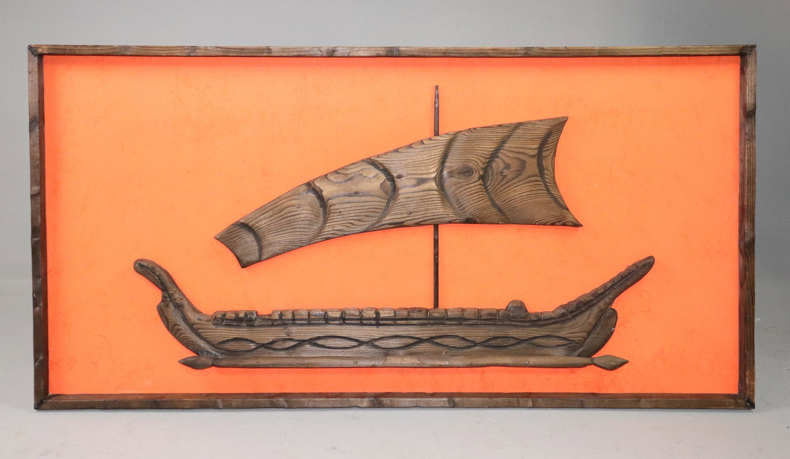 Witco Style Boat / Outrigger Tiki Art (1 of 4)