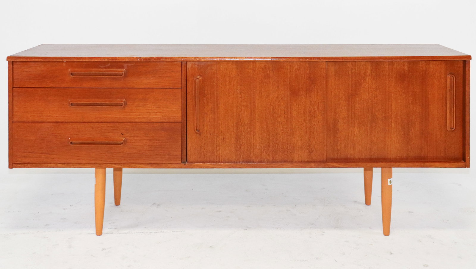 Mid Century Modern Sliding Doors Sideboard (1 of 7)