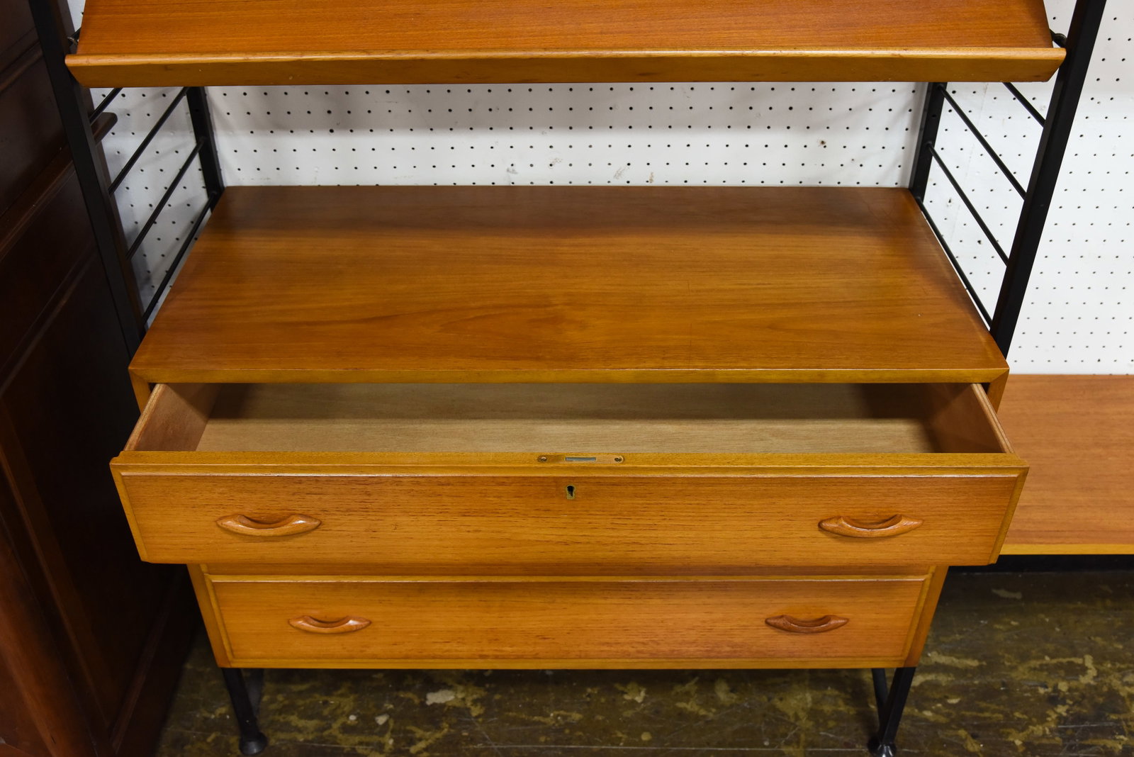 4 Bay Mid Century Wall Unit / System By Ladderax - 4
