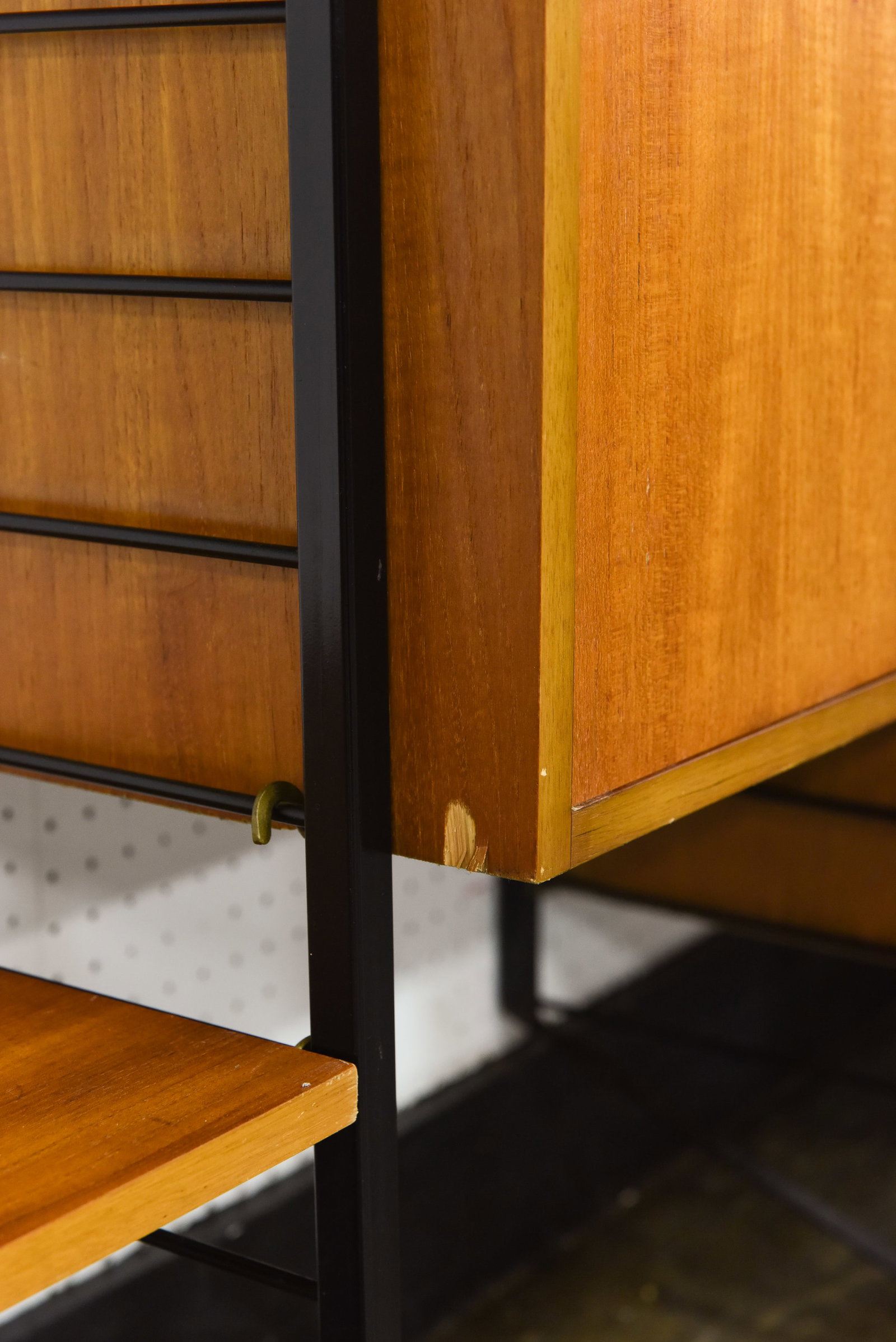 4 Bay Mid Century Wall Unit / System By Ladderax - 6