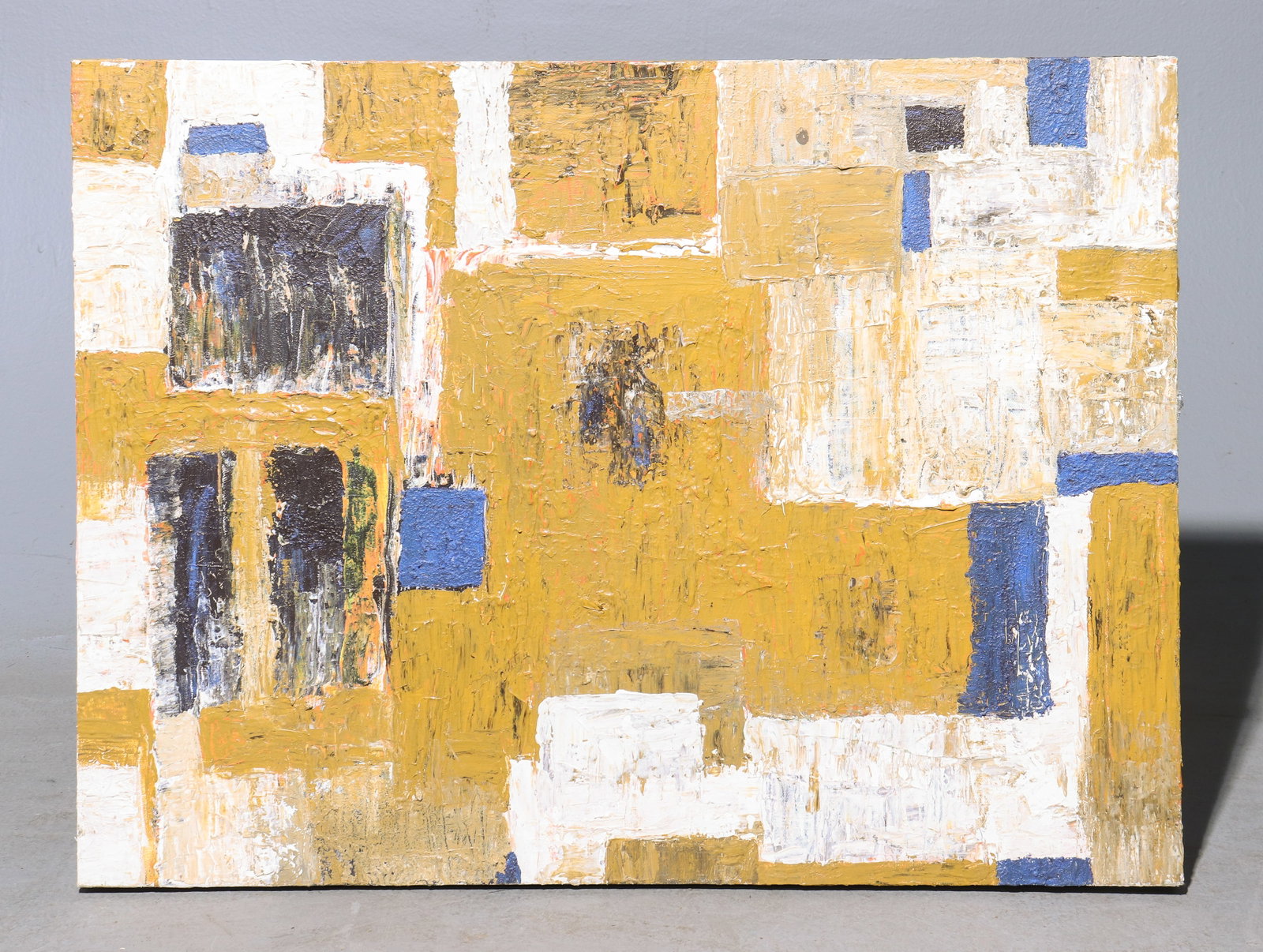 Abstract Unframed Acrylic on Canvas - "Sunny Germany": Abstract Unframed Acrylic on Canvas - "Sunny Germany" - 32 in tall x 24 x 1.5
