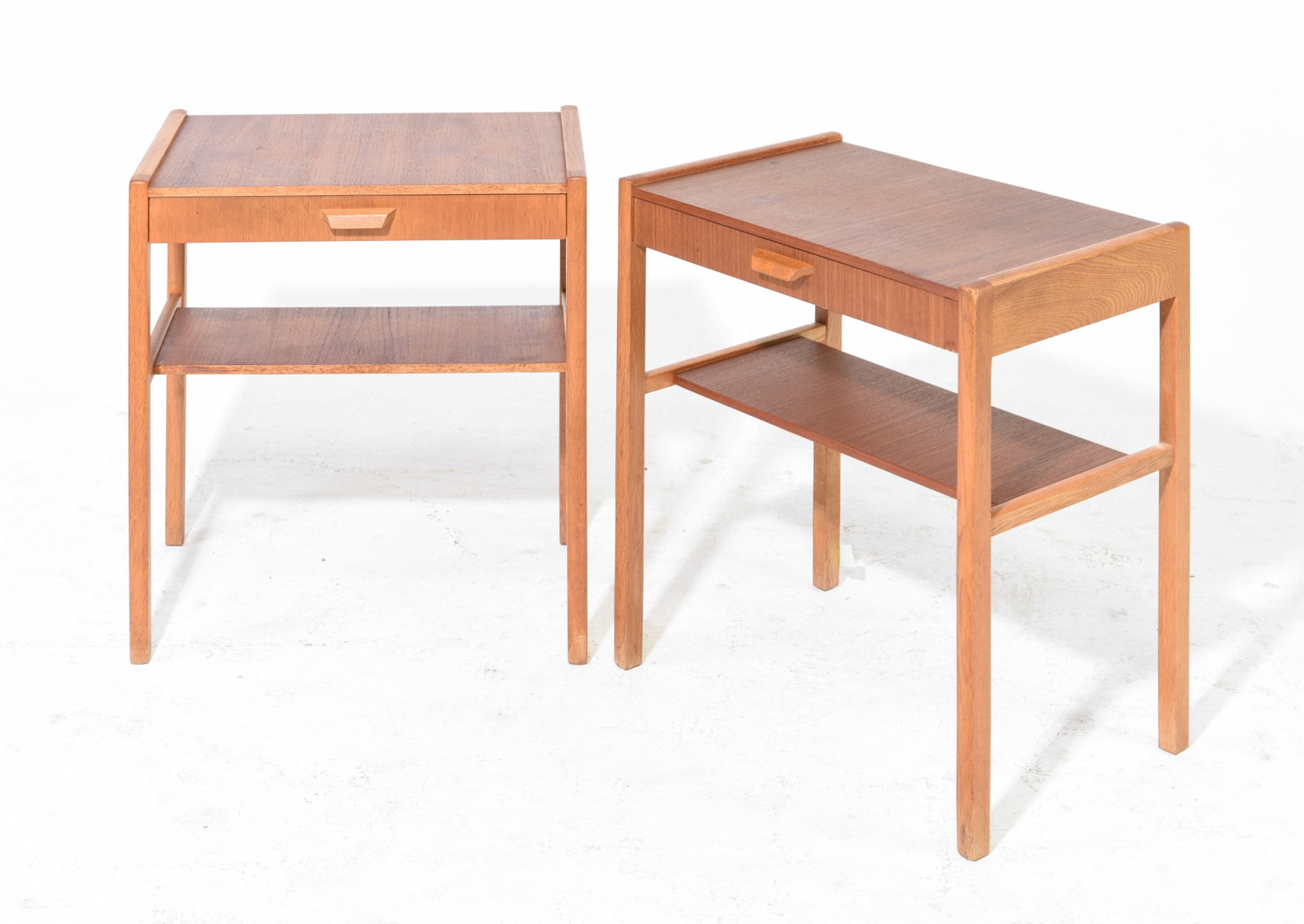 Mid Century Modern Pair of Single Drawer Side Tables (1 of 4)