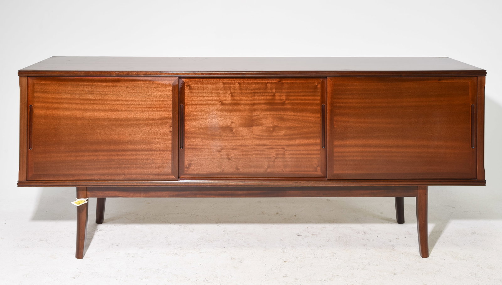 Danish Modern Sliding Door Sideboard (1 of 9)