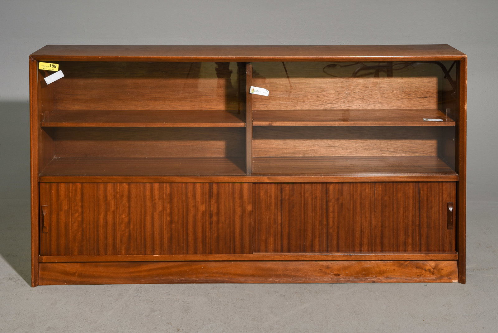 Mid Century Modern Sliding Door Bookcase (1 of 4)