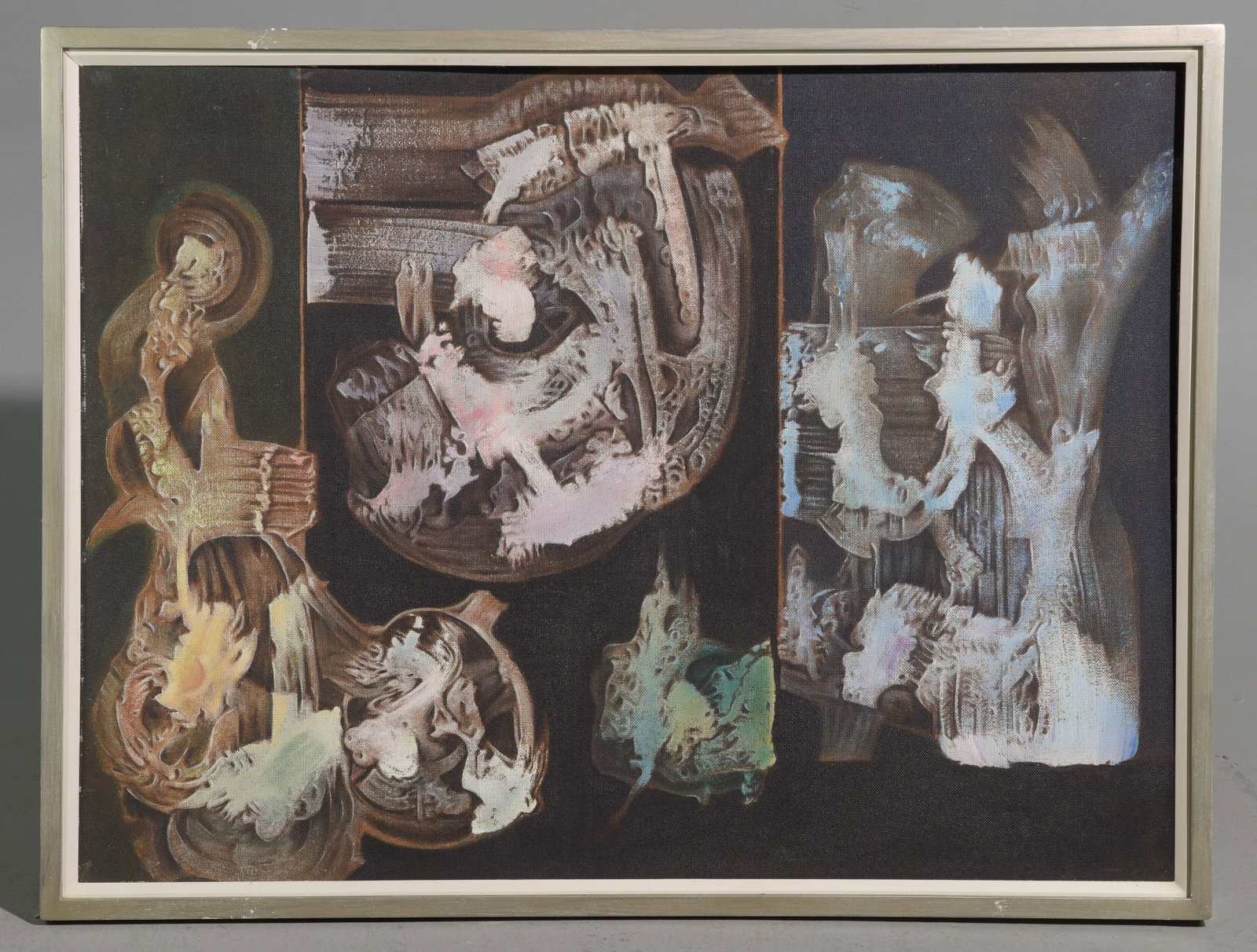 Robern Van Eyck Framed Abstract Art on Board #2 (1 of 4)