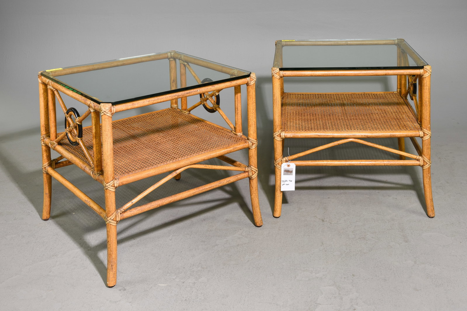 2 McGuire Mid Century Modern Style Side Tables (1 of 4)