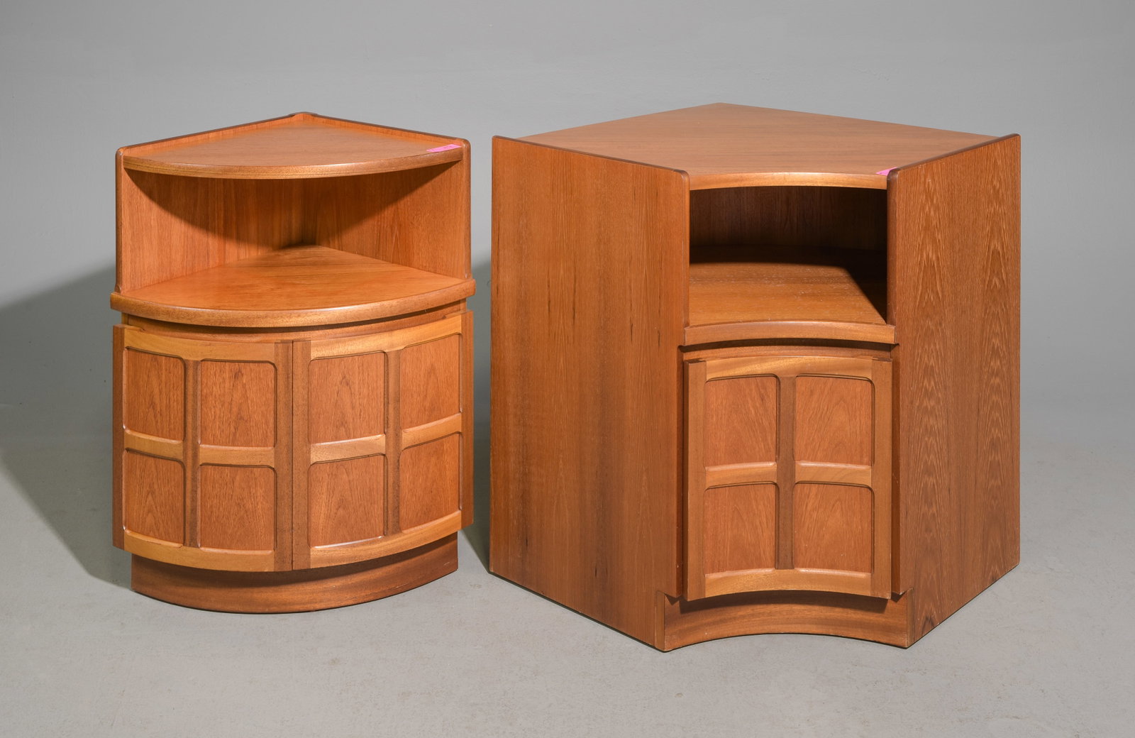 2 Mid Century Modern Corner Cabinets - Nathan (1 of 5)