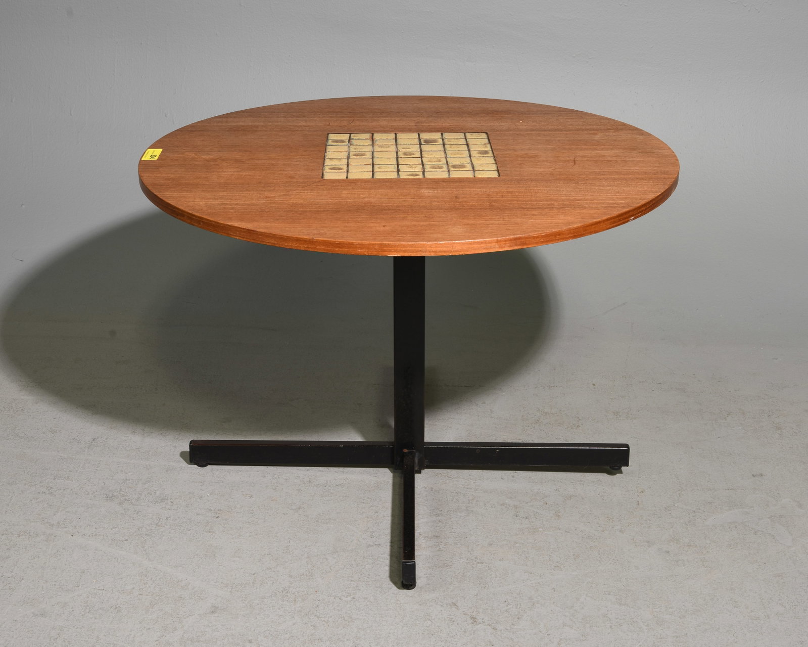 Danish Round Tile Top Occasional Table (1 of 4)