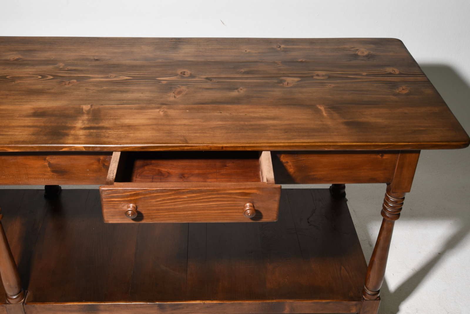 Large Drapers Table with Drawers - 3
