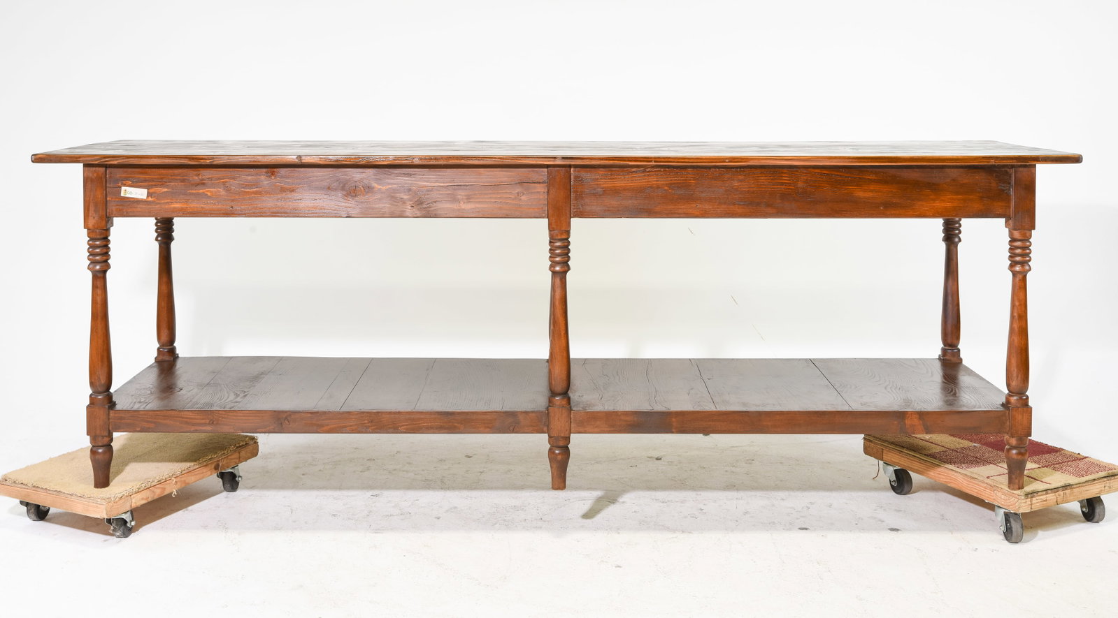Large Drapers Table with Drawers - 5