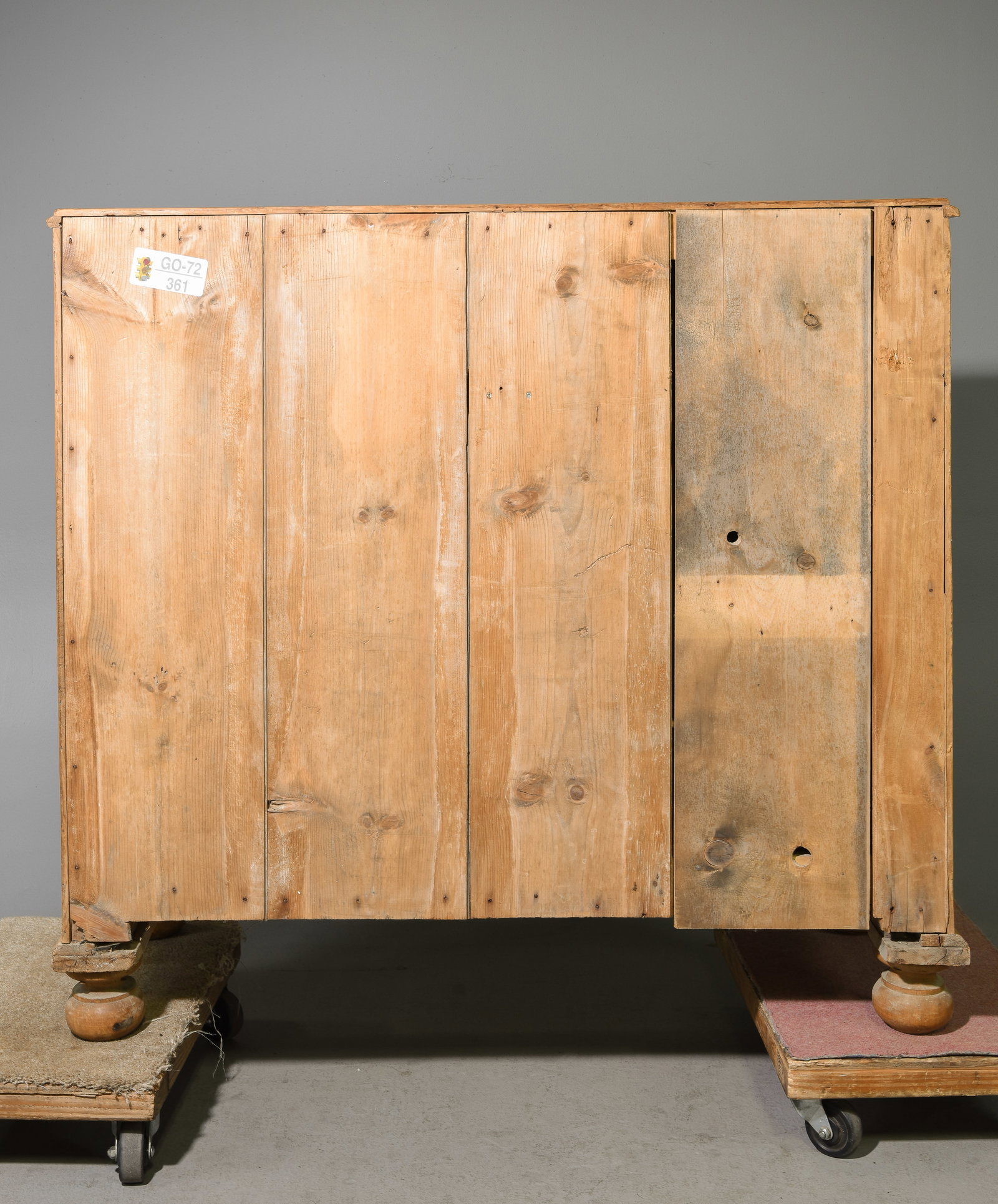 British Large Pine Five Drawer Chest - 5