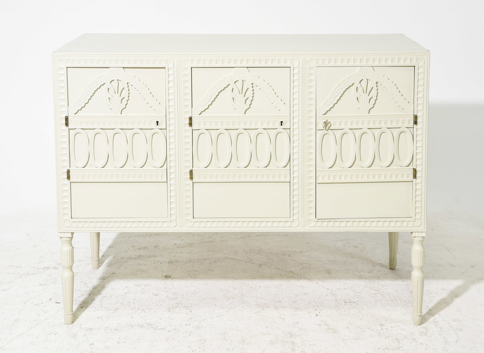Gustavian Style Swedish Painted Buffet (1 of 4)