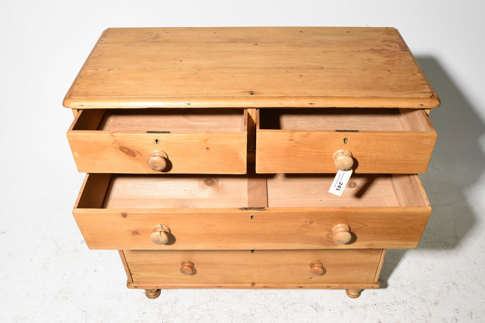 British Pine Five Drawer Chest #2 - 2