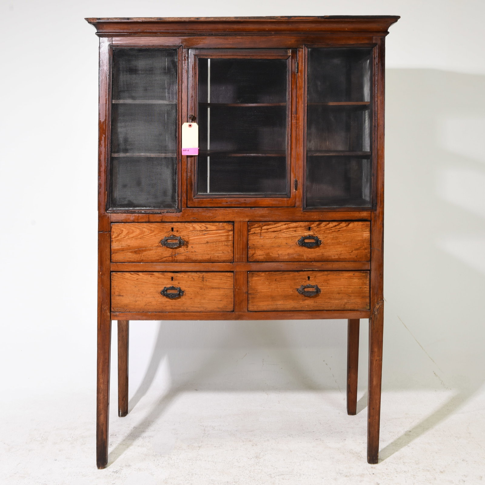 French Rustic Pastry / Panettiere Cabinet: French Rustic Pastry / Panettiere Cabinet - 66.5 in tall x 46 x 23.5