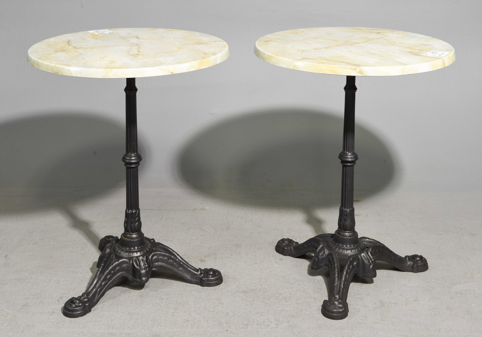 2 French Iron Base Pub / Bistro Tables #2 (1 of 5)