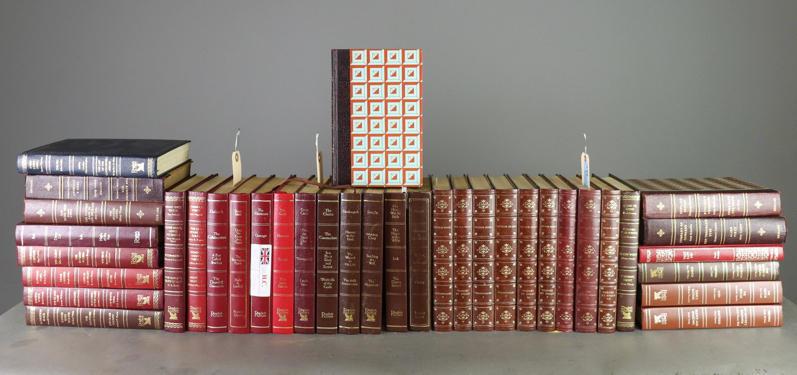 37 Leather Bound European Books / Novels (1 of 6)