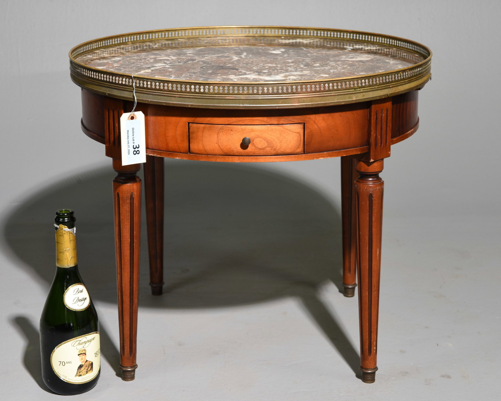 Louis XVI Style Marble Top Boulotte / Coffee Table (1 of 3)