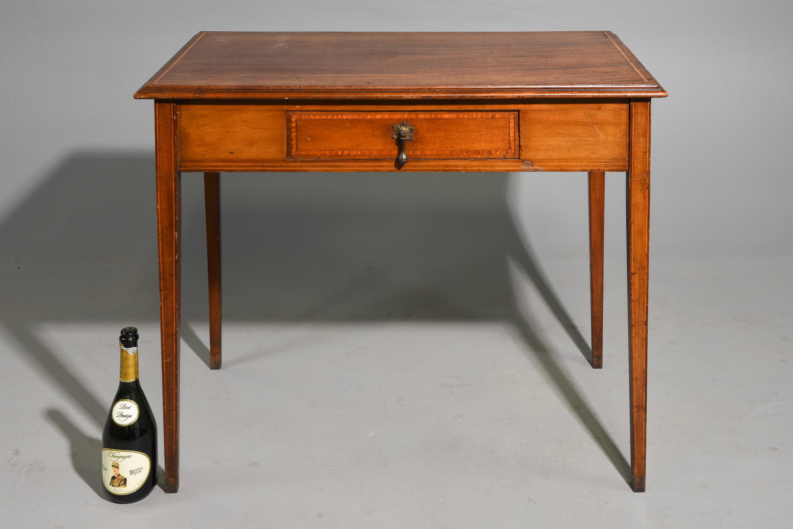Georgian Style Mahogany Writing Table with Drawer (1 of 5)