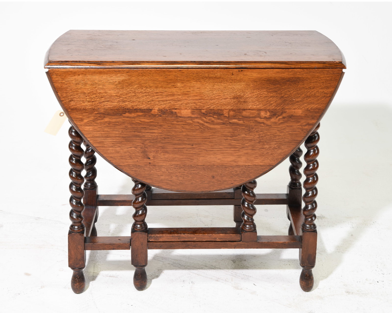 British Oak Barley Twist Drop Leaf Table #2 (1 of 3)