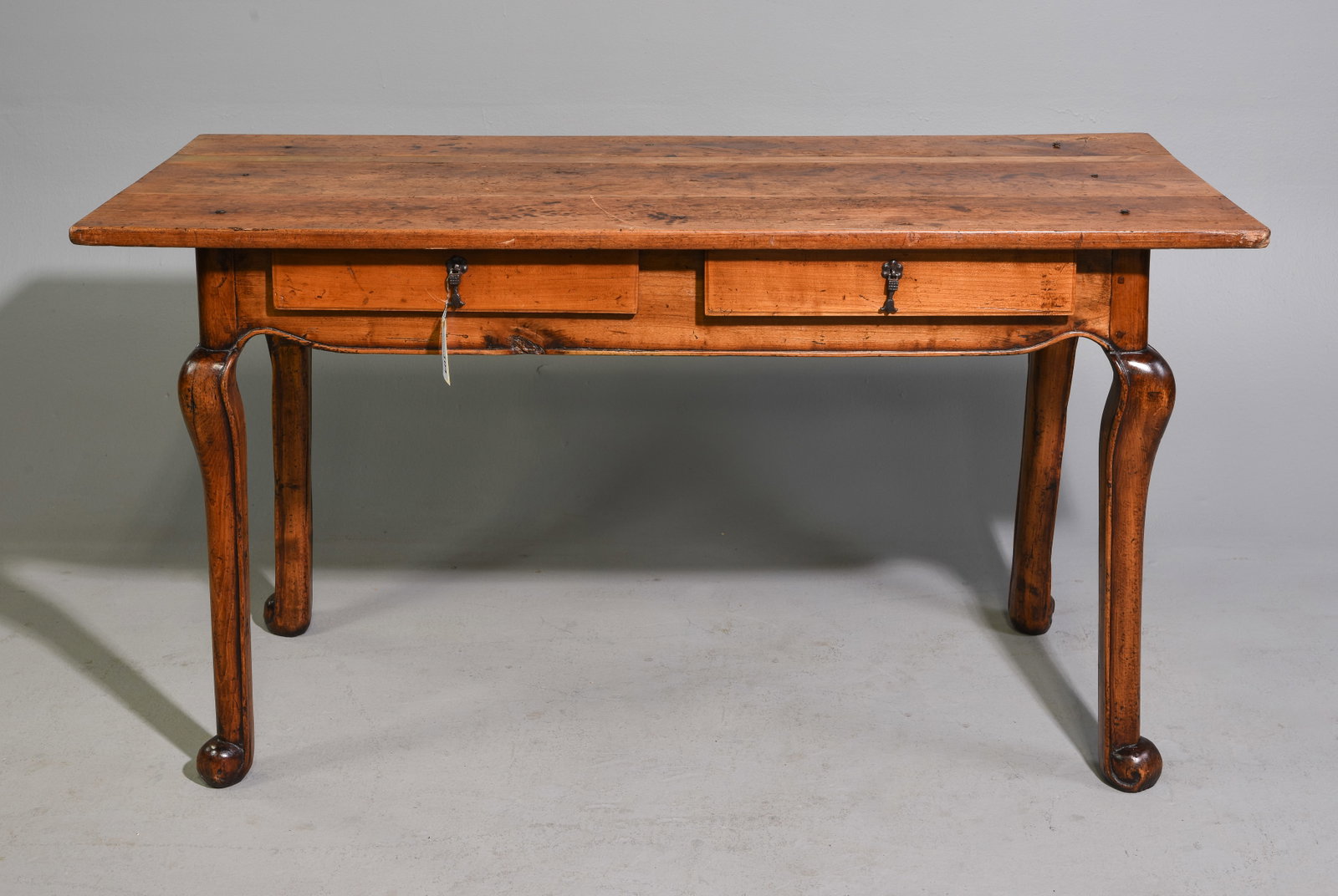 French Rustic Two Drawer Writing Table / Desk (1 of 8)