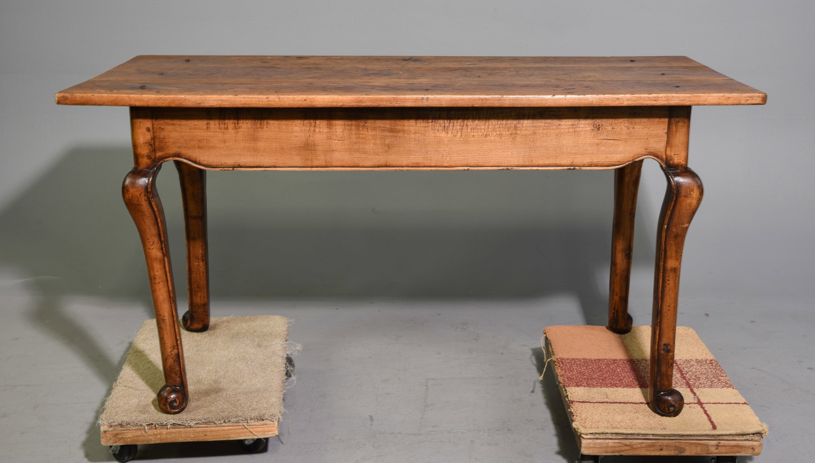 French Rustic Two Drawer Writing Table / Desk - 8