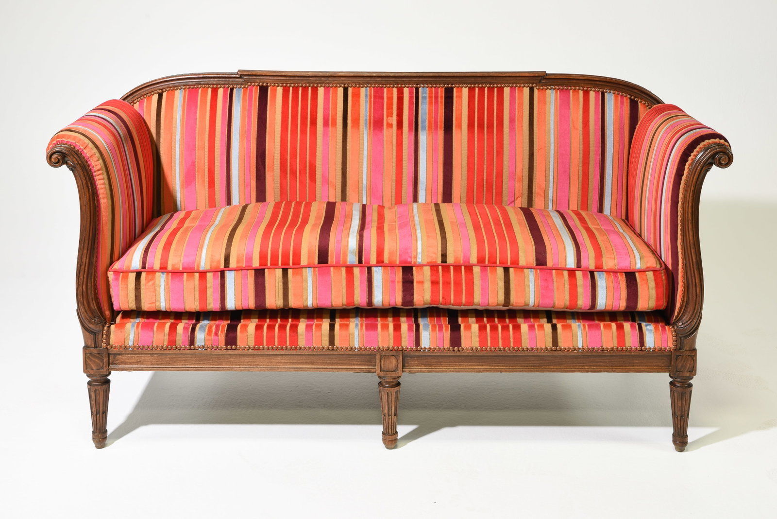 Louis XV Style Upholstered Sofa / Settee (1 of 5)