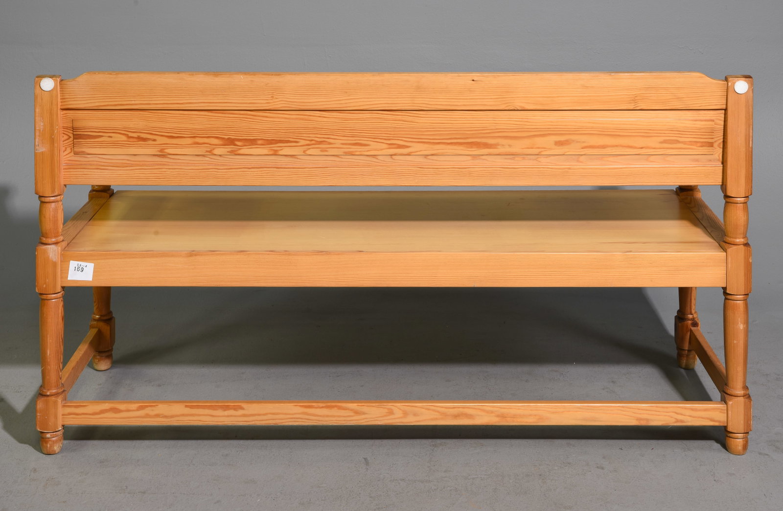Swedish Rustic Oak Bench - 5
