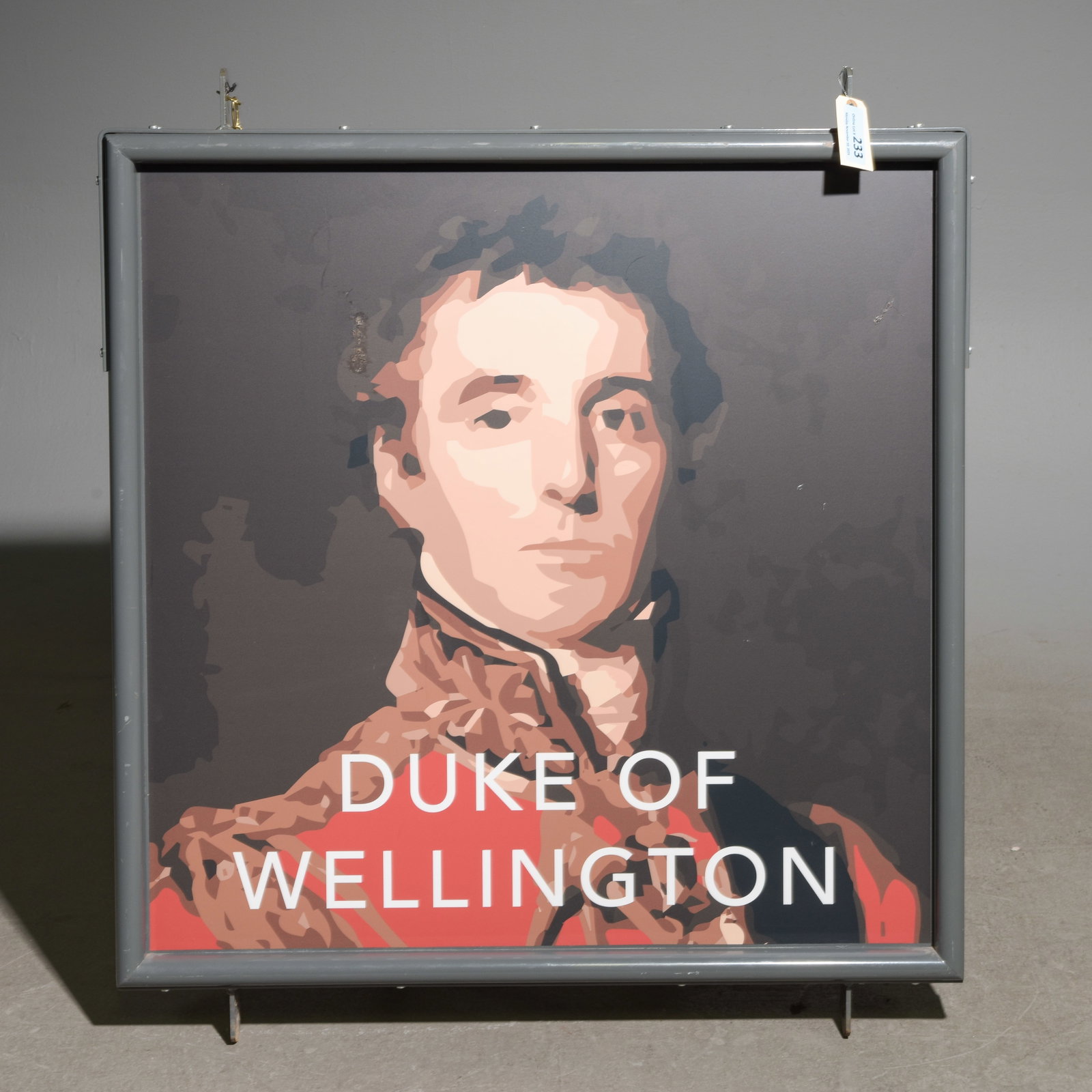 "Duke of Wellington" Double Sided Pub Sign: "Duke of Wellington" Double Sided Pub Sign - 42 in tall x 36 x 3.5