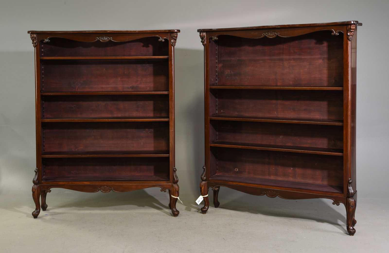 2 Danish Mahogany Open Bookshelves (1 of 4)