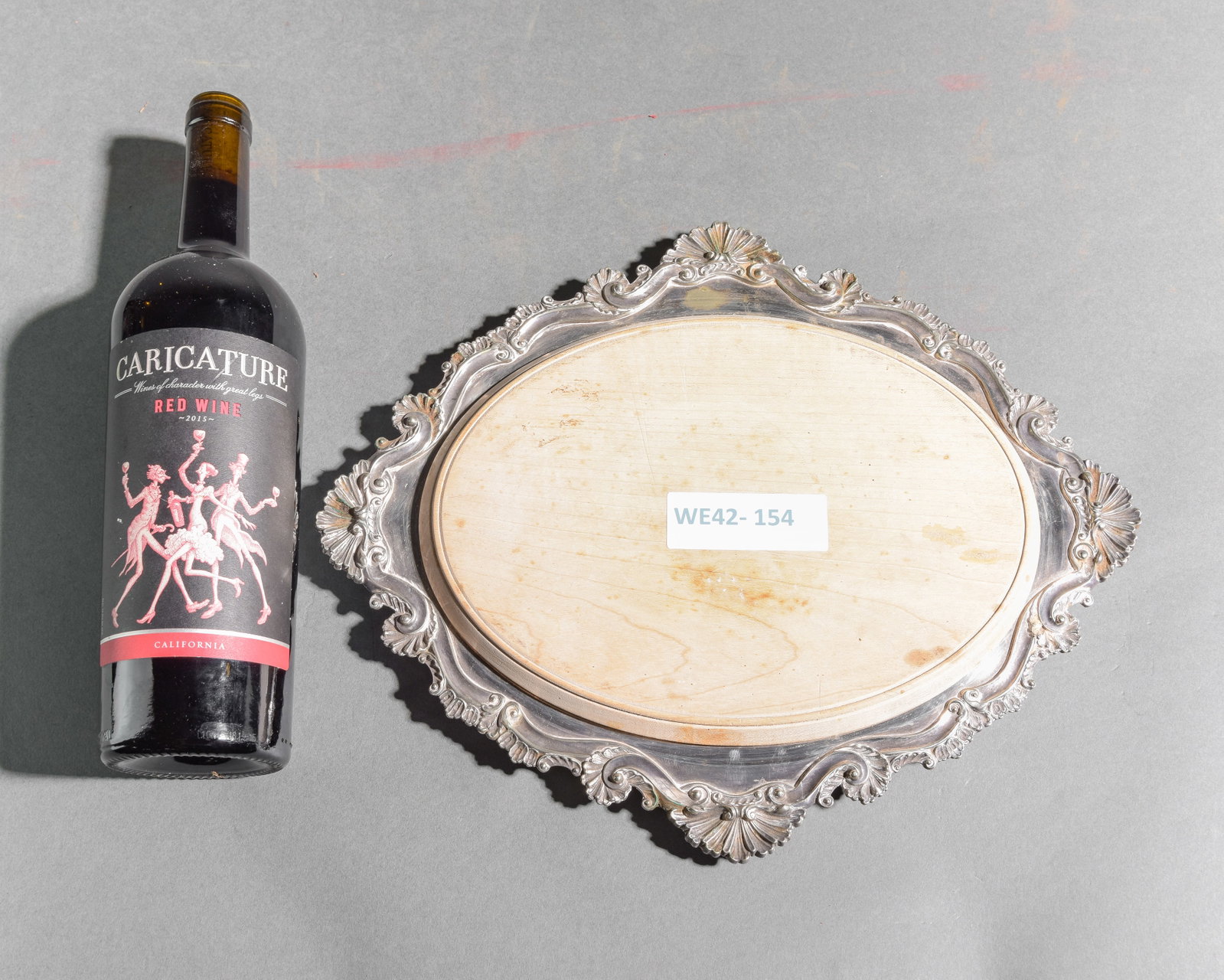 Victorian Silverplate Bread / Cheese Board #2 (1 of 4)