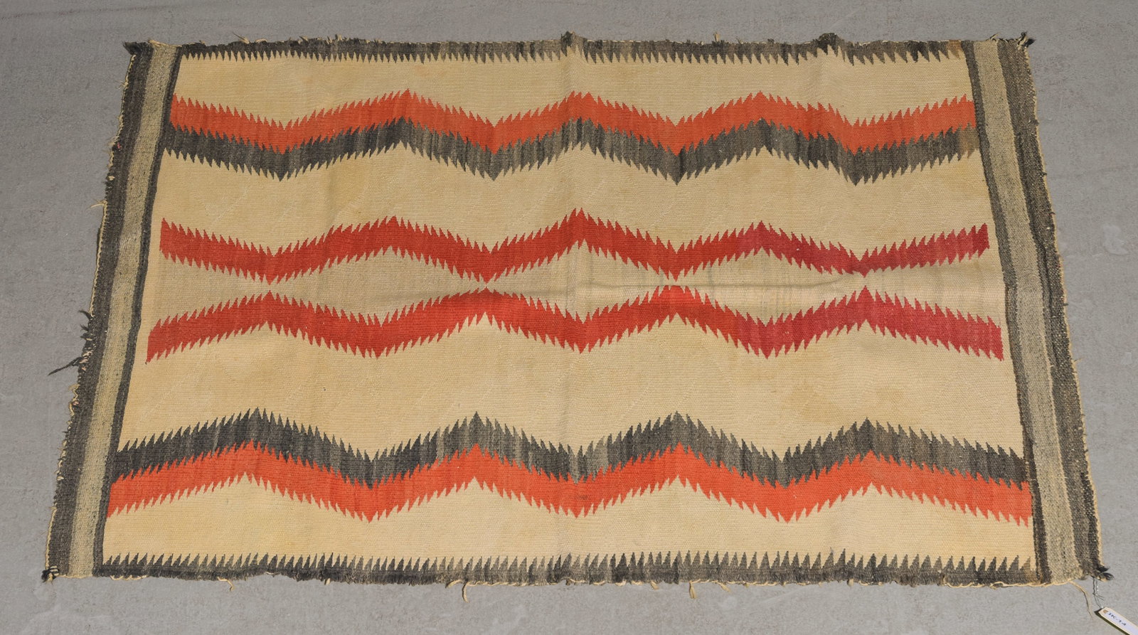Hand Knotted Native American Navajo Rug - 5' X 3'7 (1 of 3)