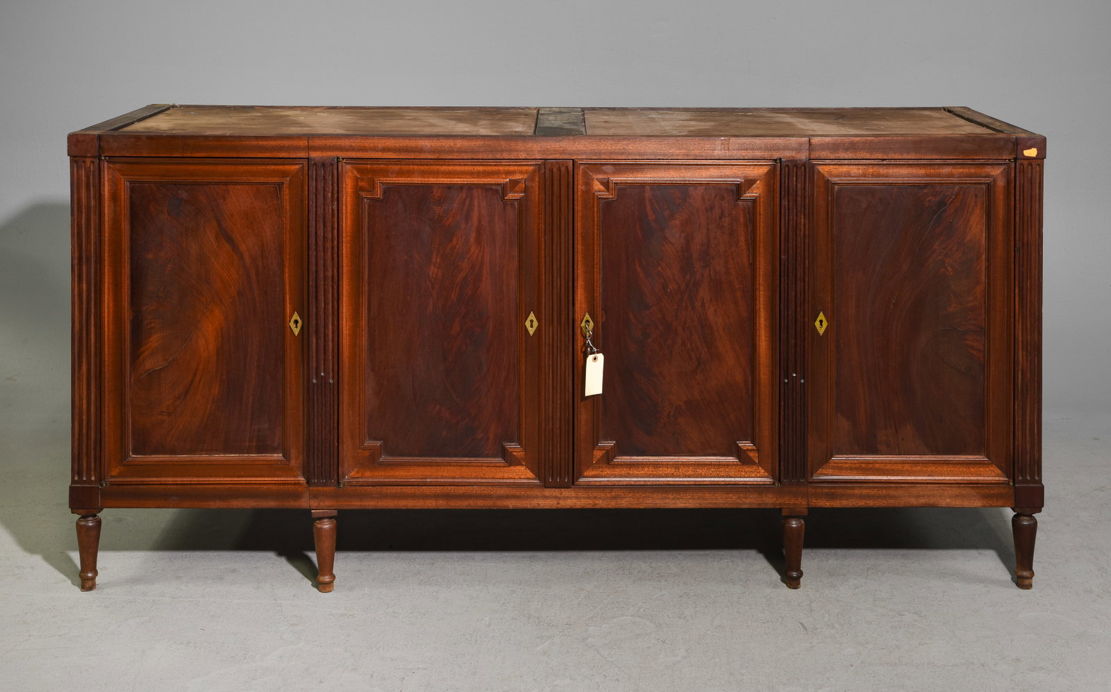 Louis XVI Style Mahogany Sideboard / Enfilade (1 of 7)