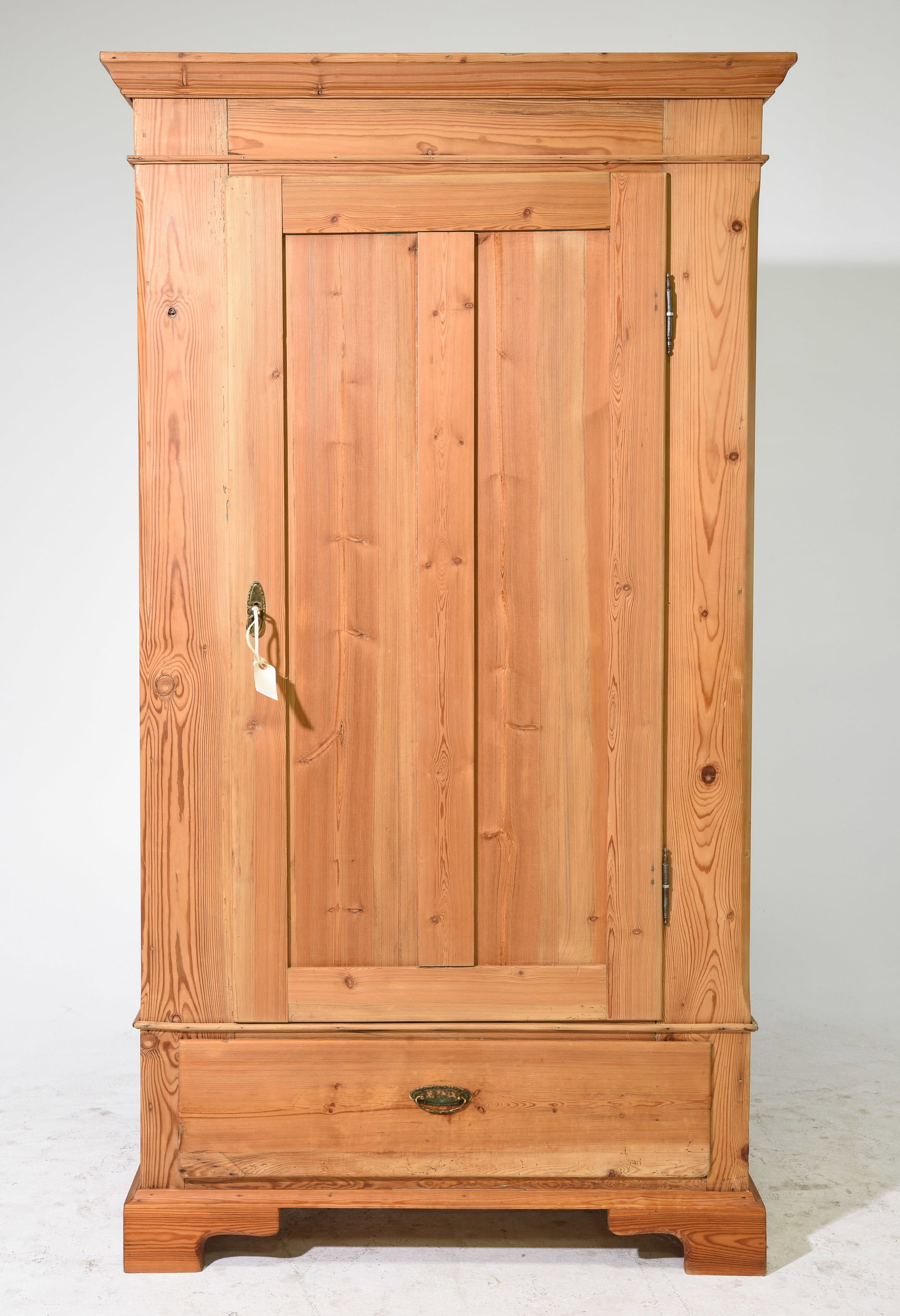 Danish Pine Single Door Robe / Cabinet with Drawer: Danish Pine Single Door Robe / Cabinet with Drawer - 72 in tall x 40 x 20