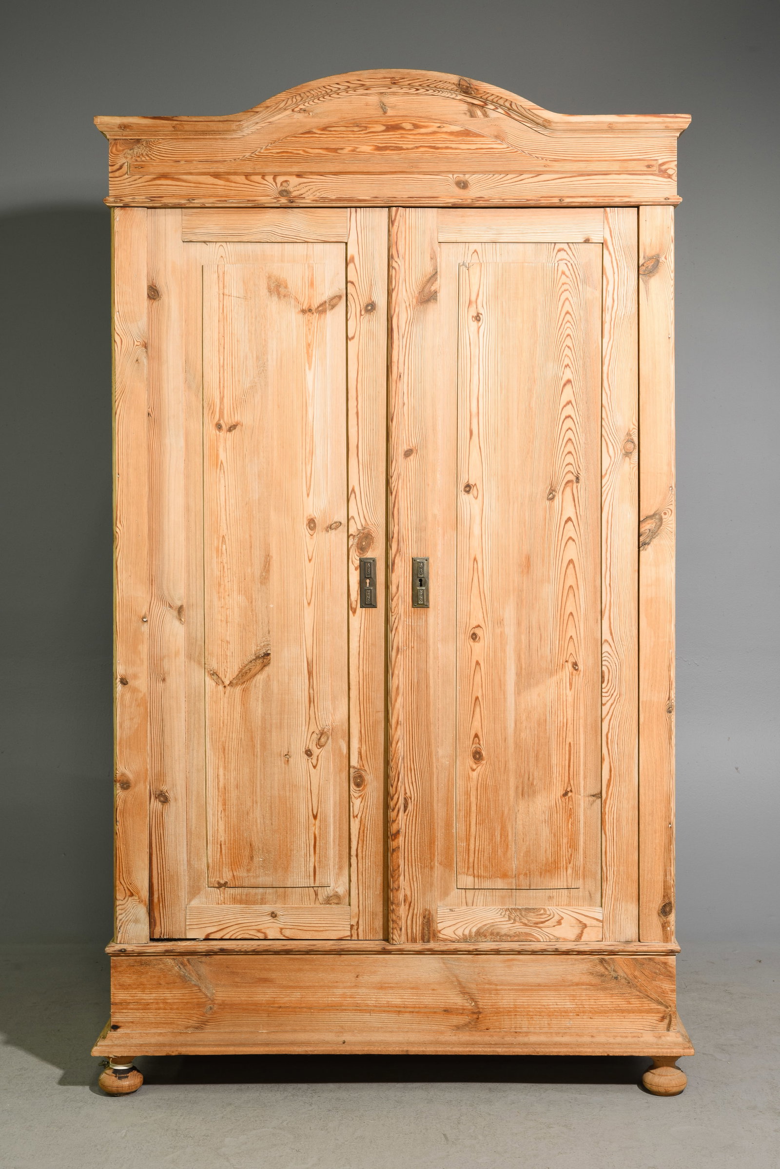 Danish Pine Double Door Robe / Cabinet (1 of 5)