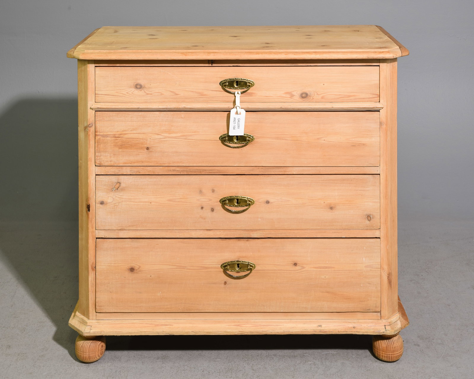 Danish Pine Four Drawer Chest (1 of 4)