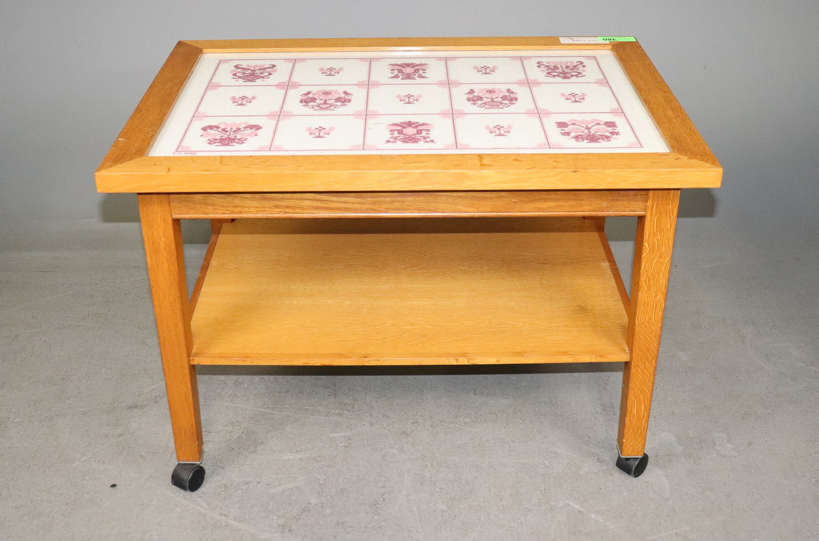Danish Hand Stitched Top Trolley / Cart (1 of 4)