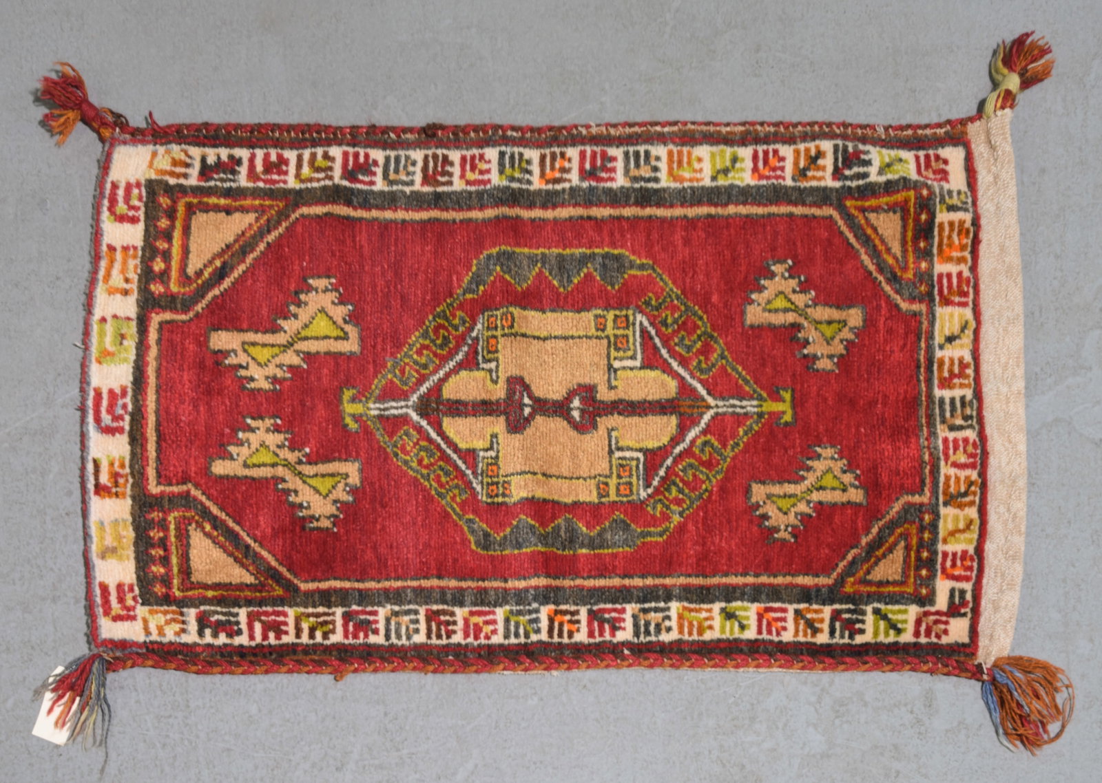 Hand Knotted Yastik Throw Rug - 3'3 x 2' (1 of 3)