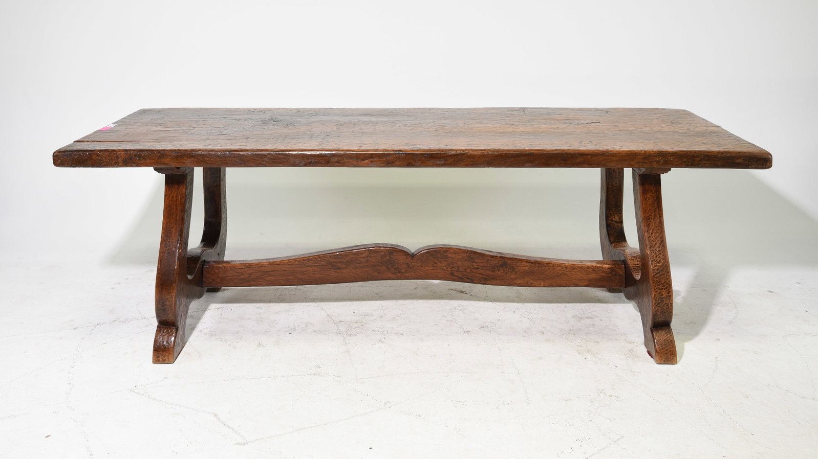 French Heavy Solid Oak Monastery Table (1 of 6)