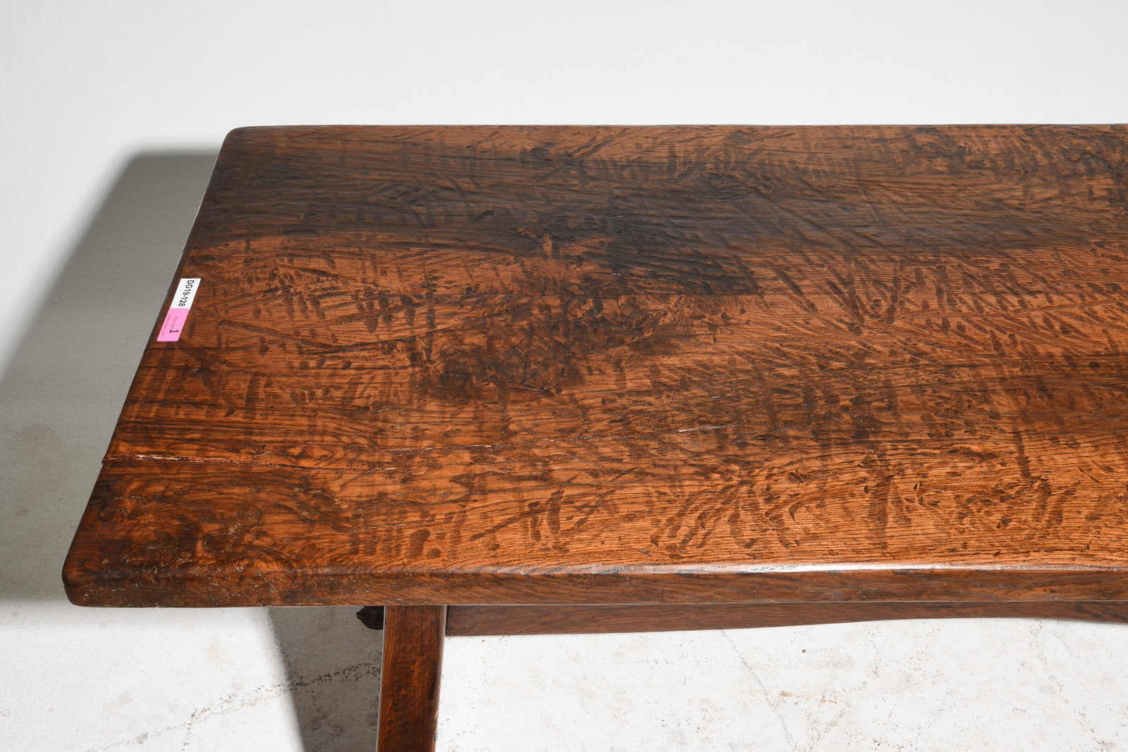French Heavy Solid Oak Monastery Table - 2