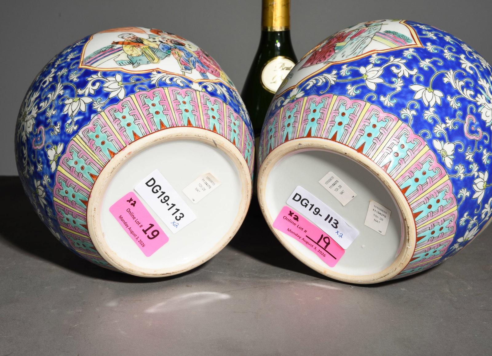 2 Chinese Temple / Ginger Jars - 5
