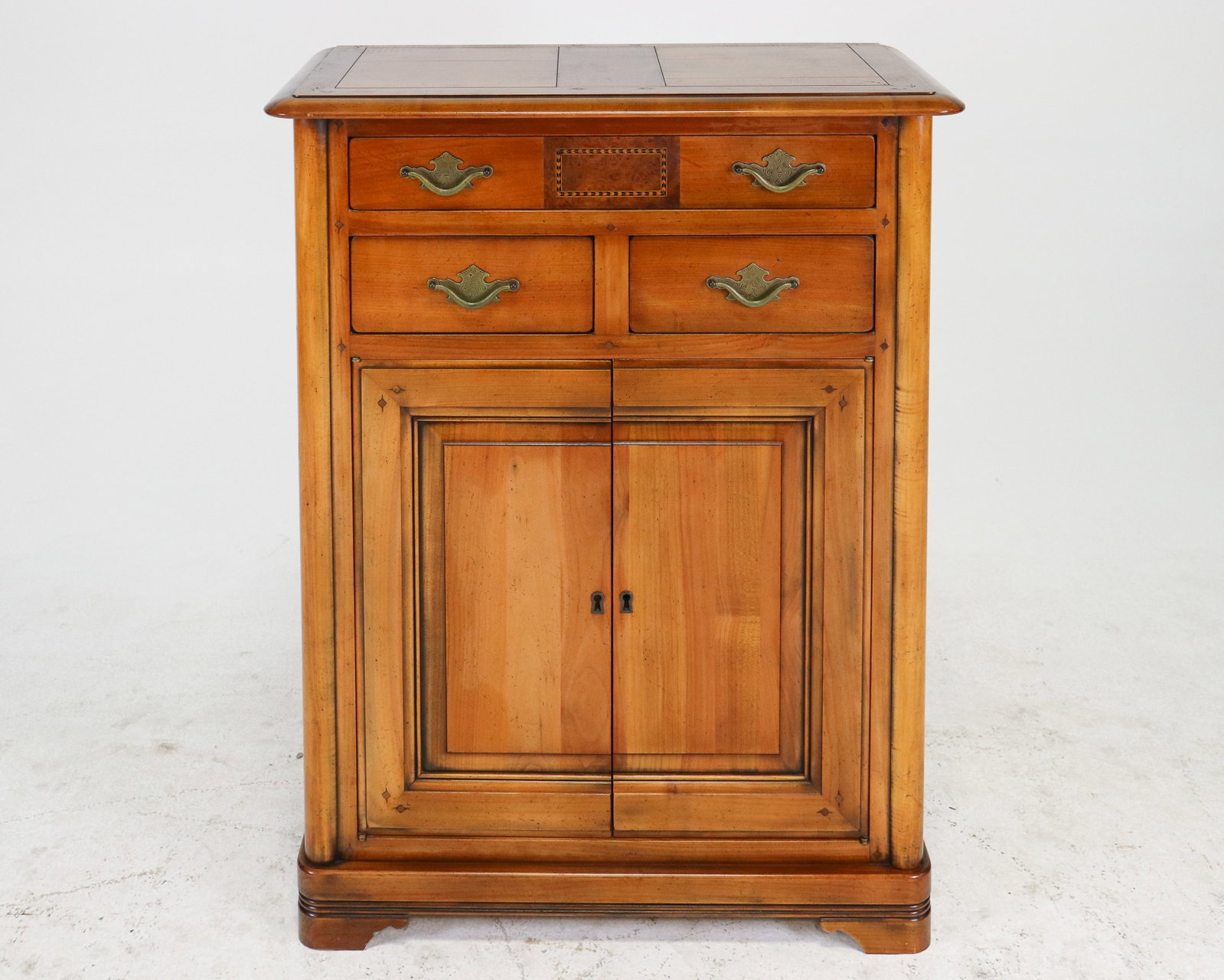Louis Phillippe Style Hall Cabinet with Drawers (1 of 6)