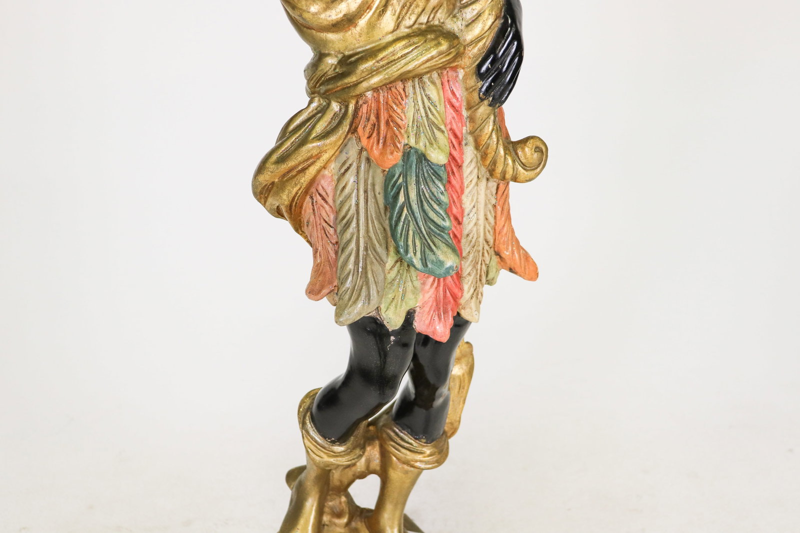 Polychrome Blackamoor Floor Lamp - 4