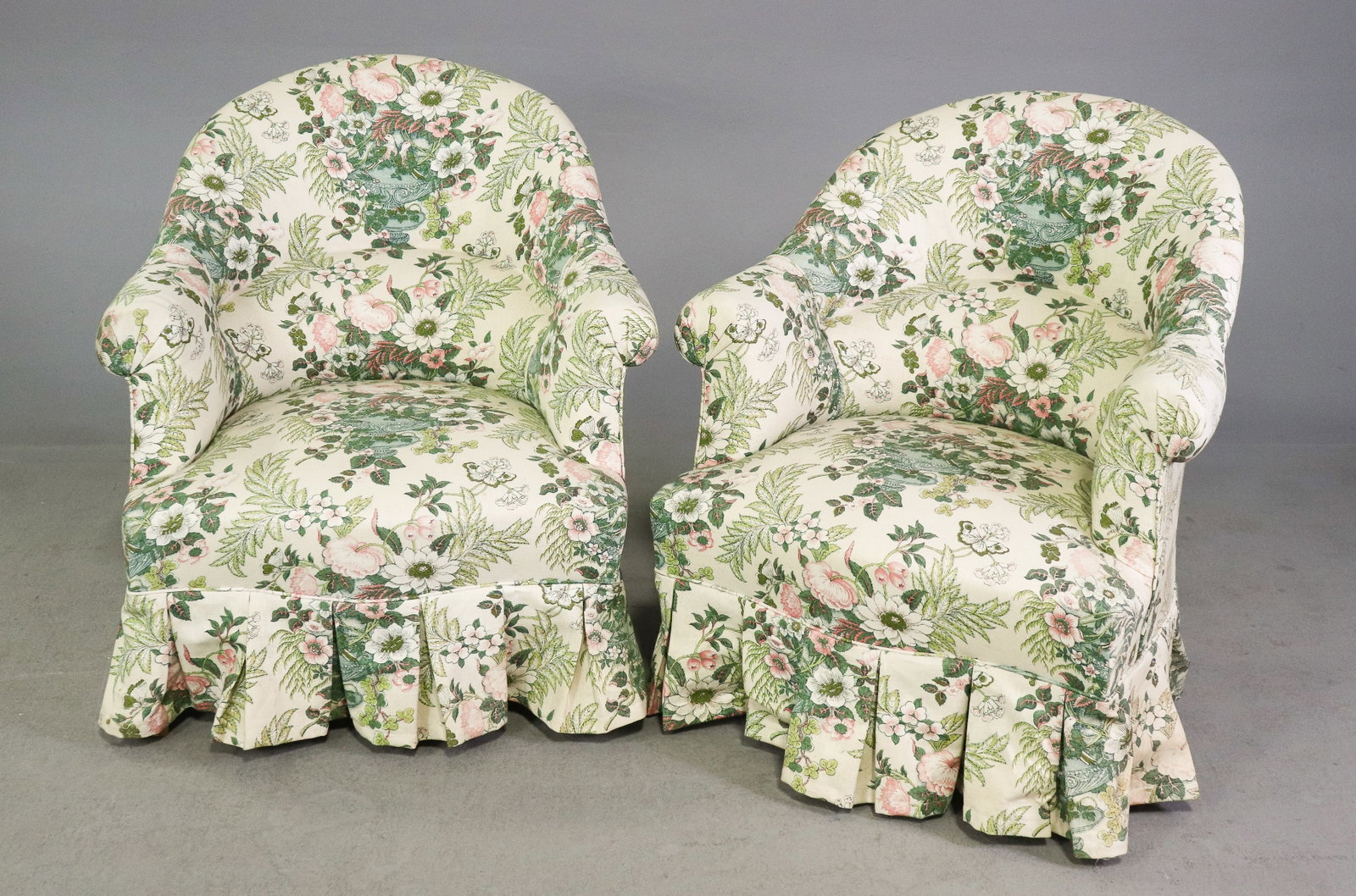 Pair of Crapeau Floral Upholstered Chairs (1 of 6)