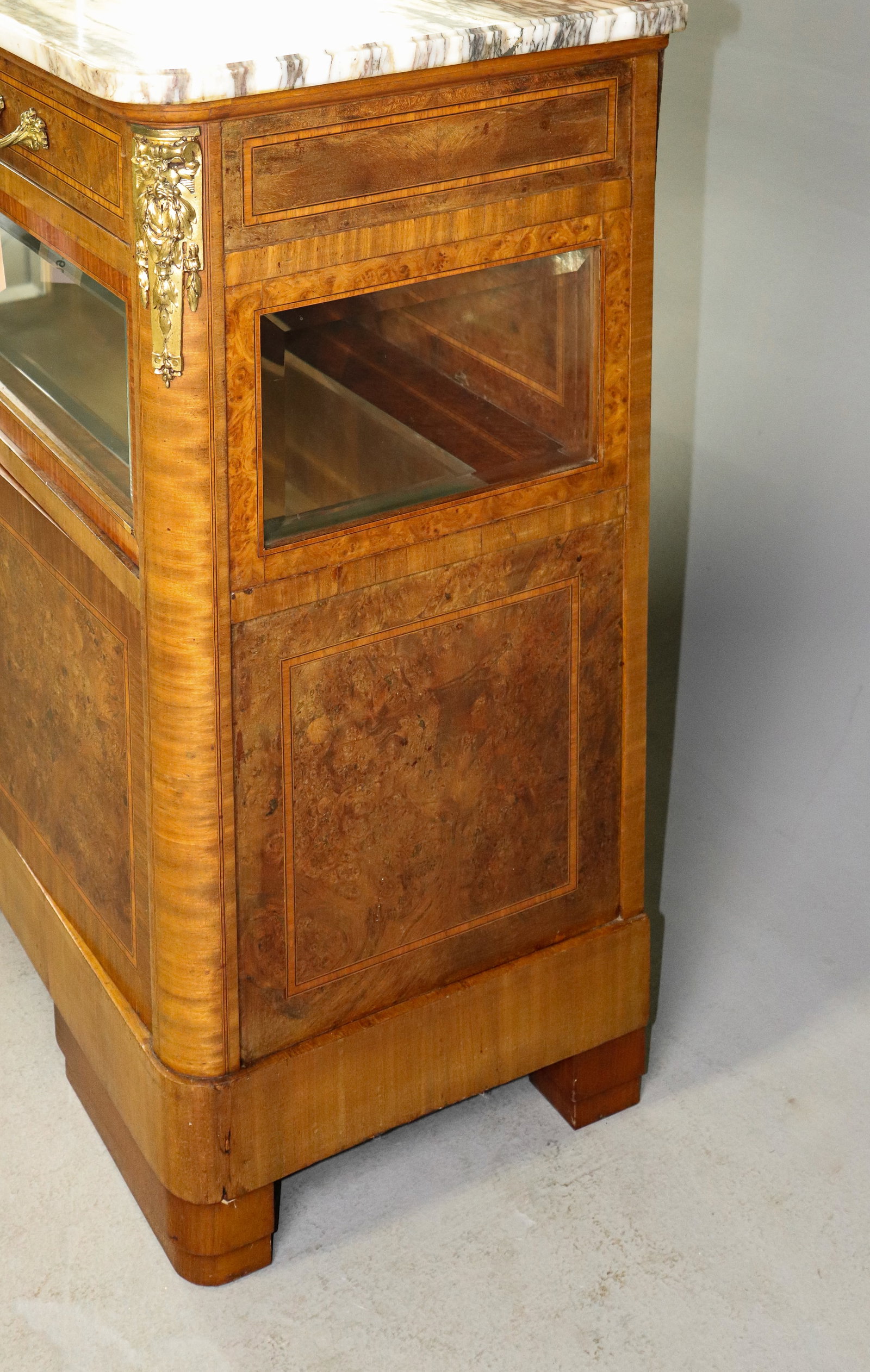 Louis XVI Style Marble Top Server - 4
